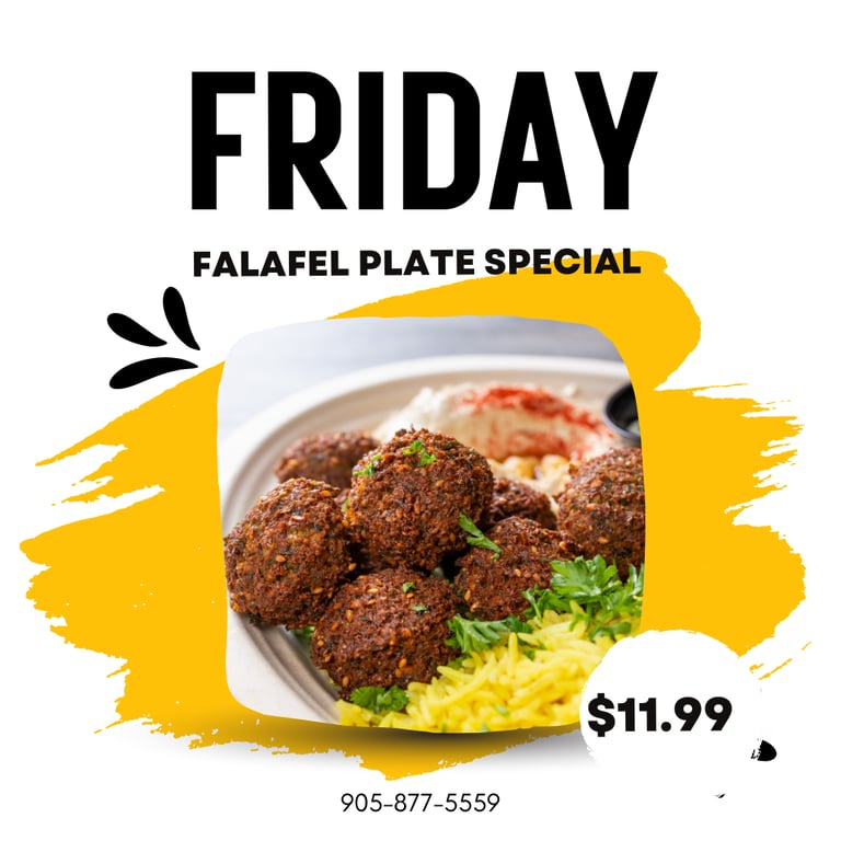 FALAFEL PLATE - FRIDAY SPECIAL