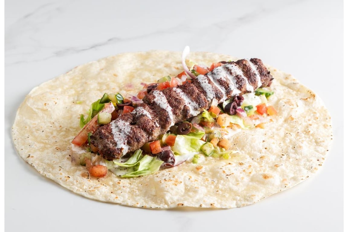 Adana Beef Kofta Wrap