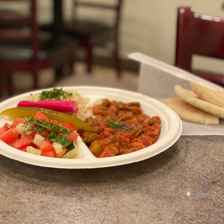 Okra Plate (Vegetarian) 🌱