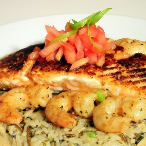 Fish & Shrimp over Rice