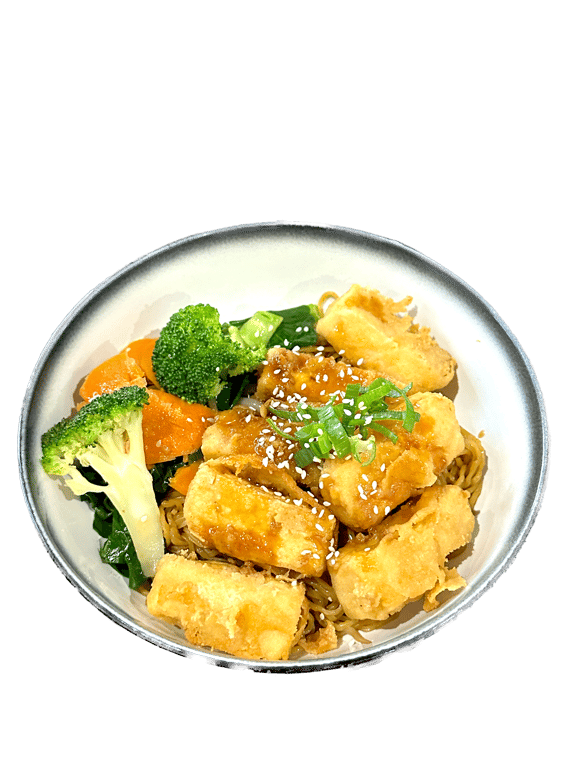 Teriyaki Tofu + Noodles