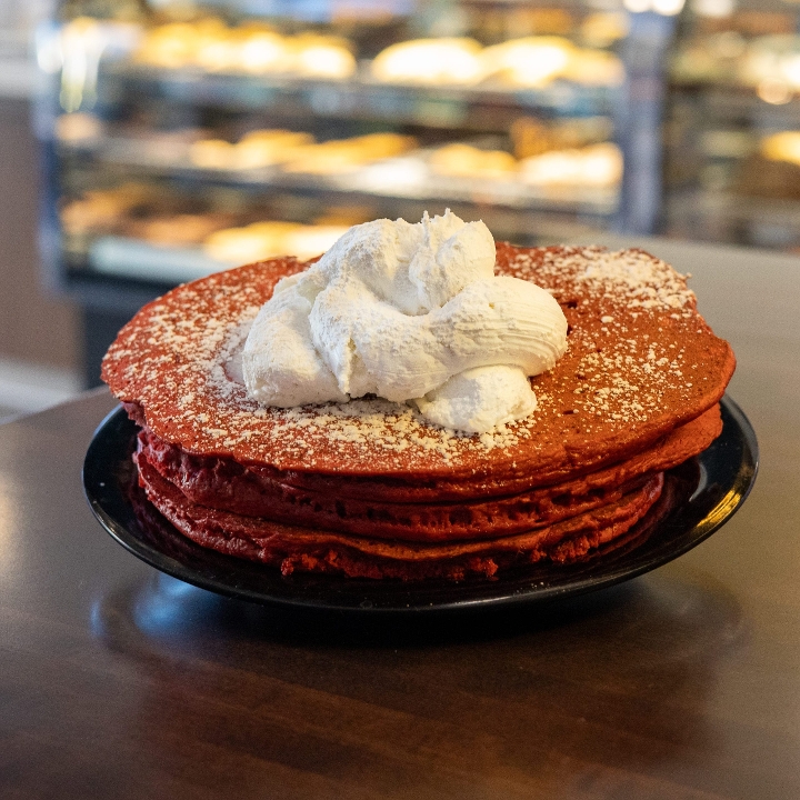 Red Velvet Pancakes