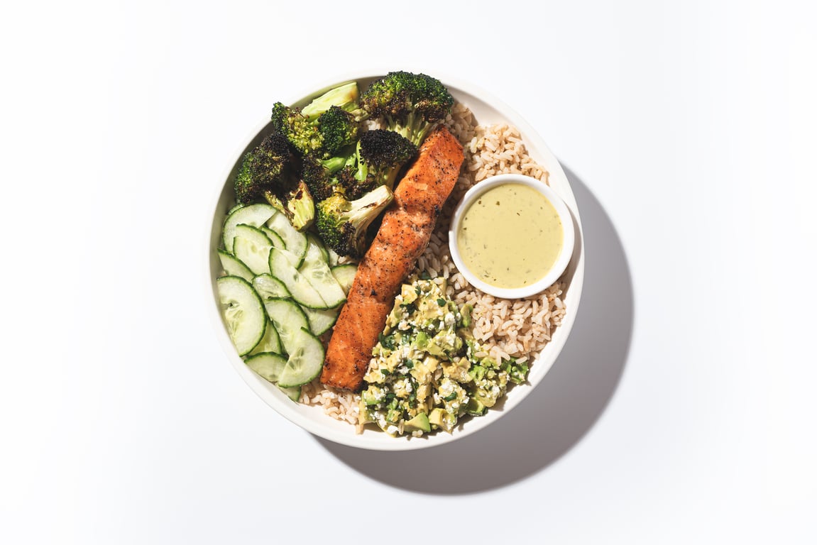 Hot Honey Salmon Bowl