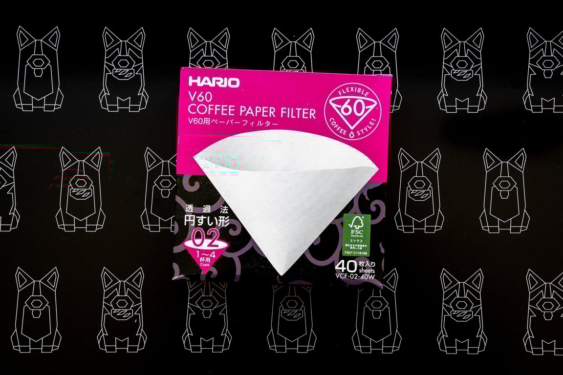 HARIO V60-02 White Filters (100 Pack)