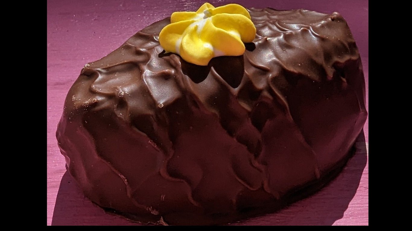 Chocolate Cream-Filled Egg