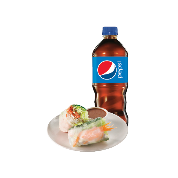 Fresh Veggie Roll & Bottled Drink Combo 