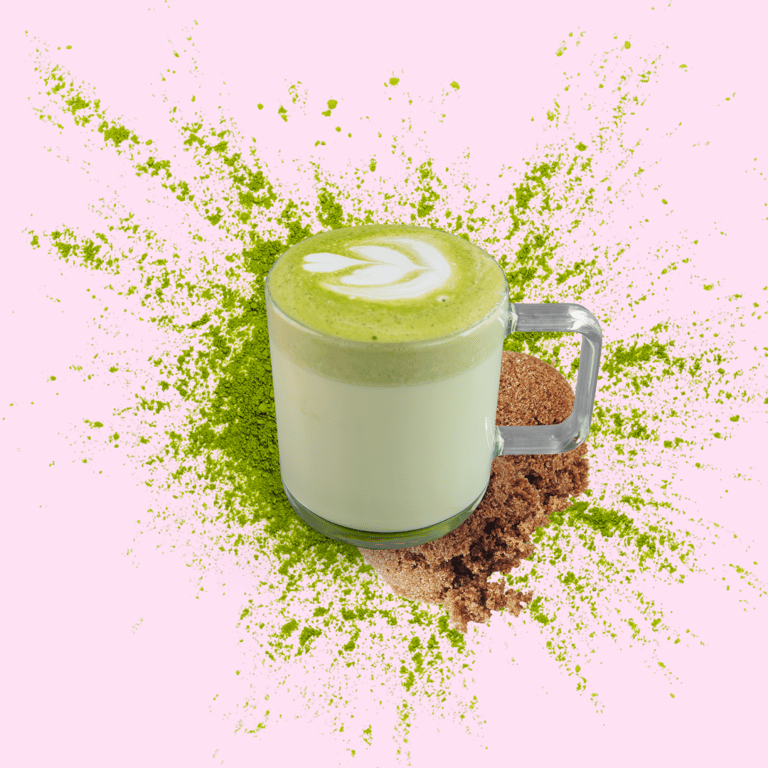 Black Sugar Matcha Latte - Hot