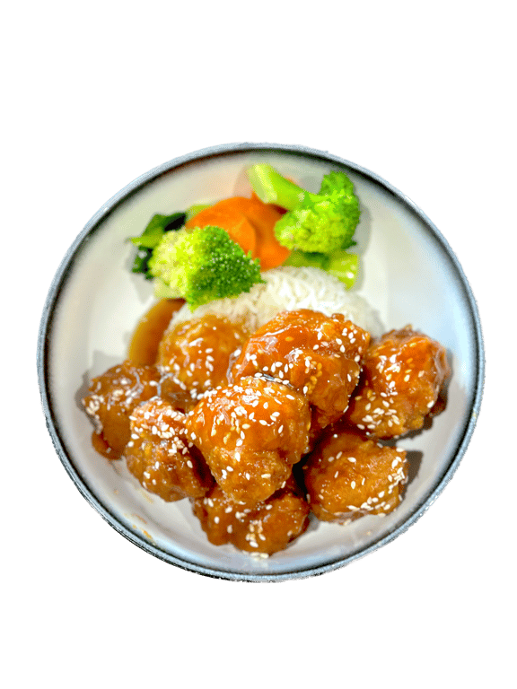 Honey Siracha Chicken + Rice