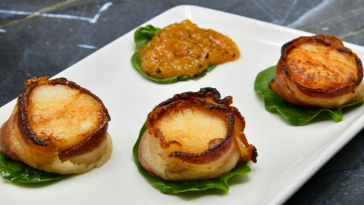 Bacon Wrapped Sea Scallops