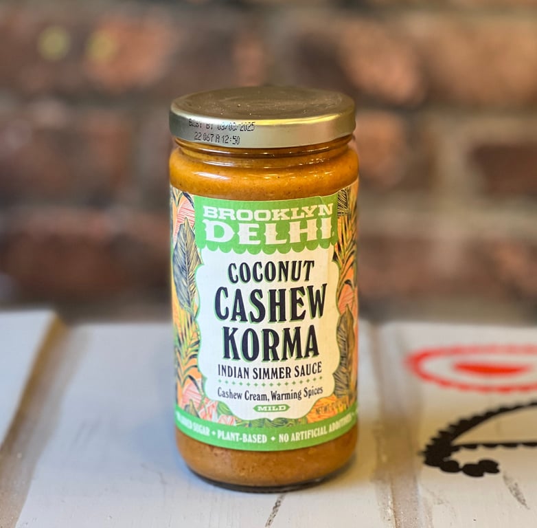 Coconut cashew korma (vegan) by Brooklyn Delhi