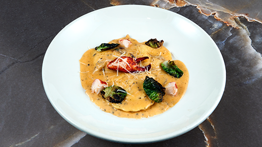 Maine Lobster Ravioli Appetizer