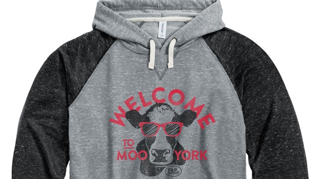 Welcome To Moo York Adult Hoodie