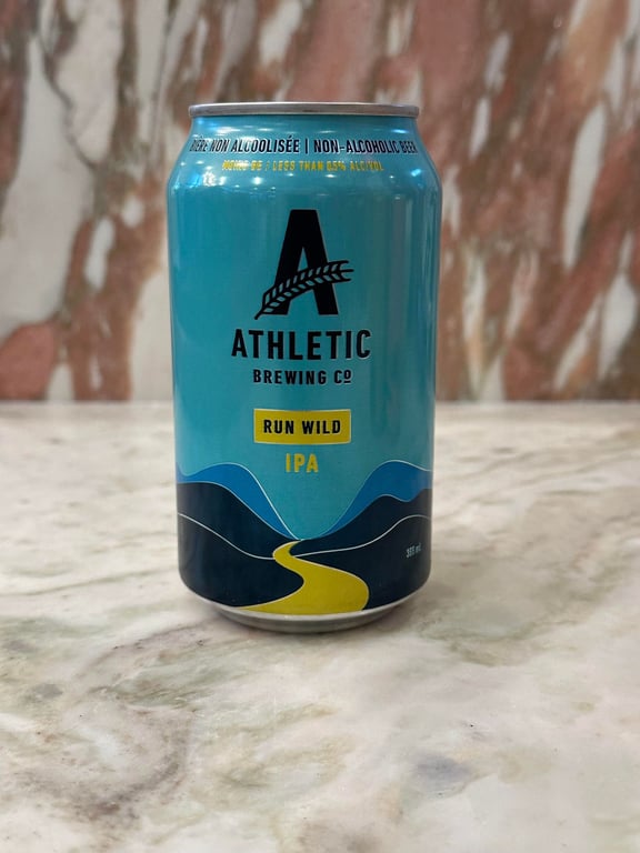 Athletic Brewing RUN WILD IPA Non Alcoholic Beer