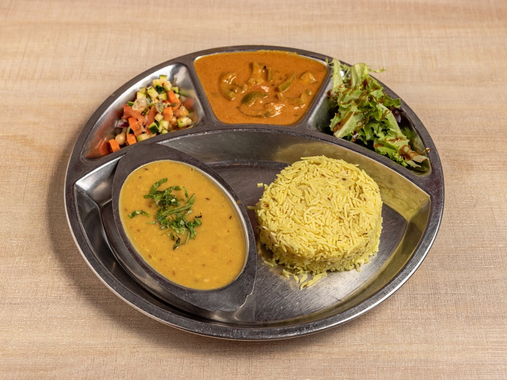 Tarka Daal (Lentil) Thali