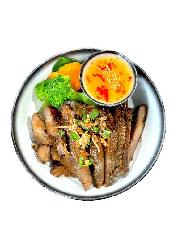 Grilled Pork & Lemongrass + Rice
