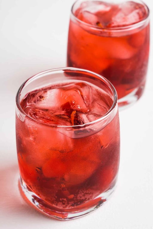Cherry Peach Fresca