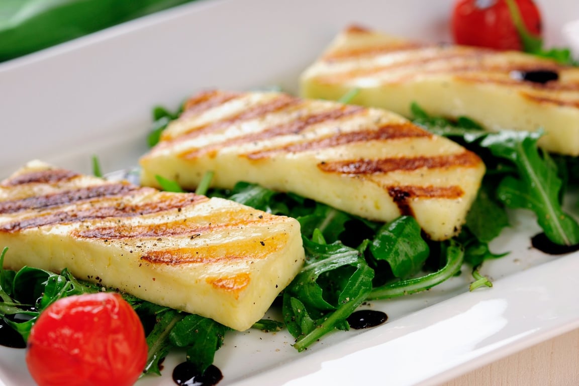 Grilled Halloumi Cheese