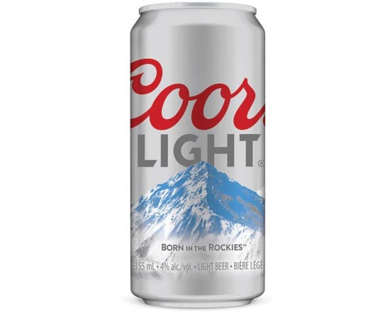 Coors Light Bottle, 341mL