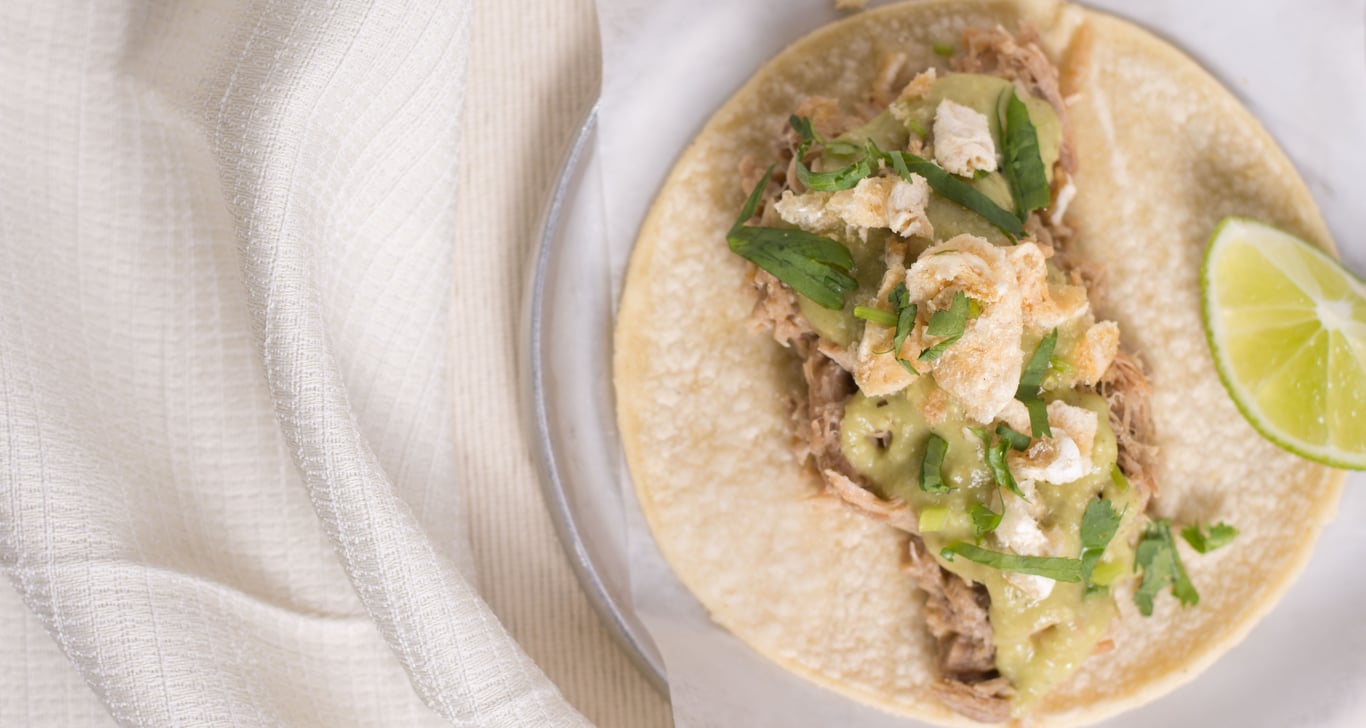 Taco flour CARNITAS