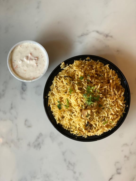 Aloo Gosht Biryani