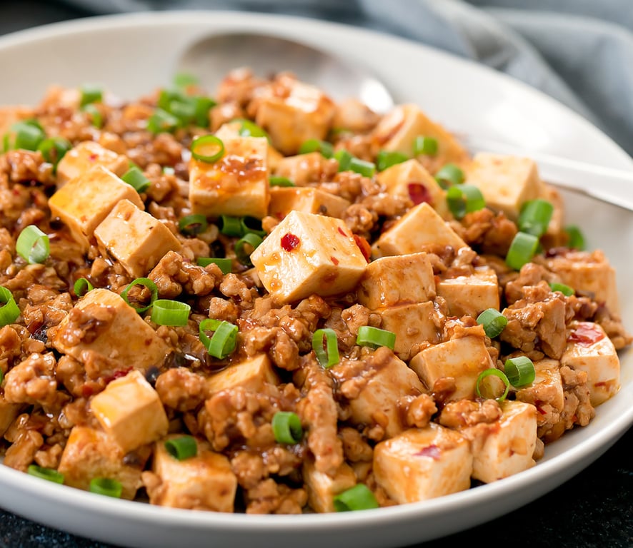 Chicken Mapo tofu