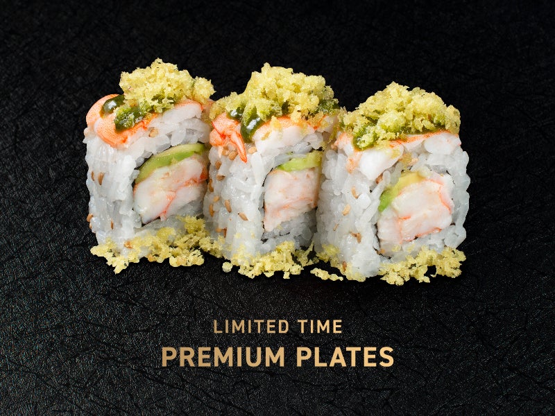 Matcha Crunchy Shrimp Roll