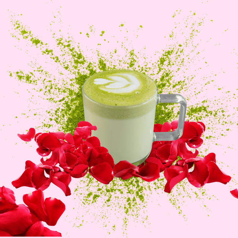 Matcha Blossom Latte - Hot