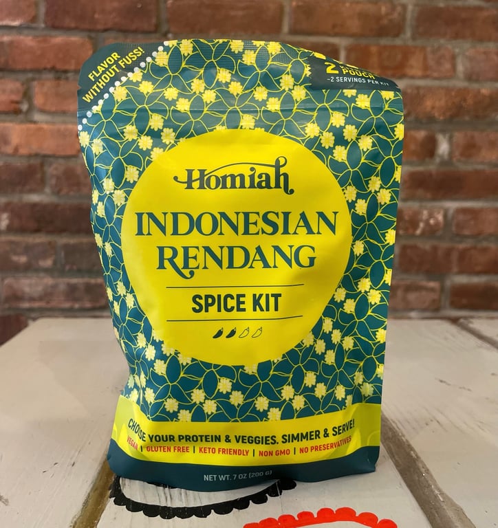 Indonesian Rendang Spice Kit/ Simmer Sauce by Homiah