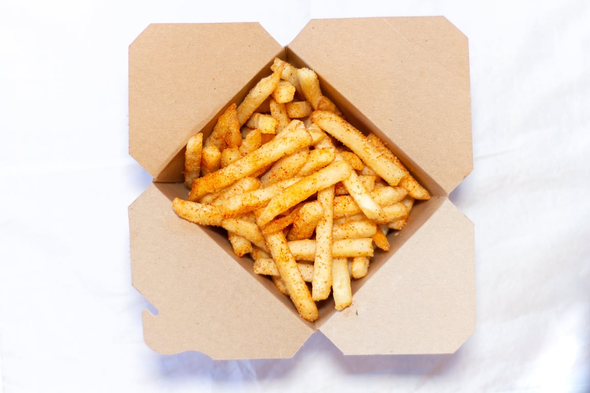 spicy togarashi fries