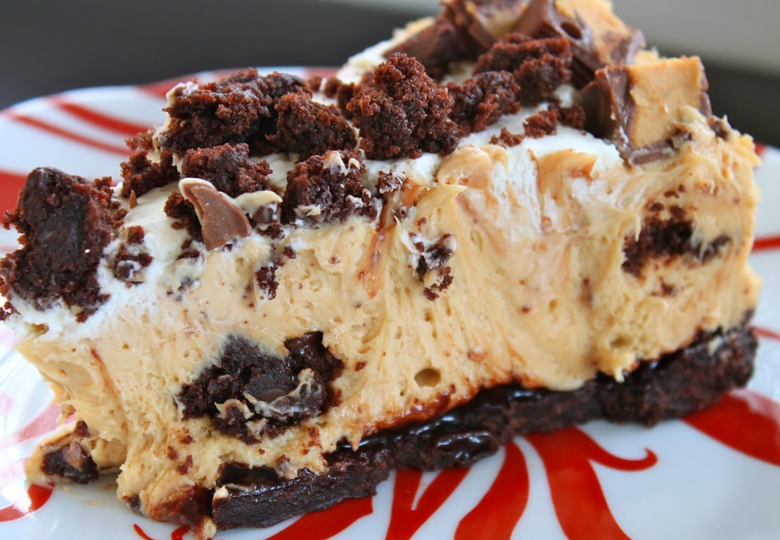 Peanut Butter Fudge Brownie Cheese Cake ( Gluten Free )