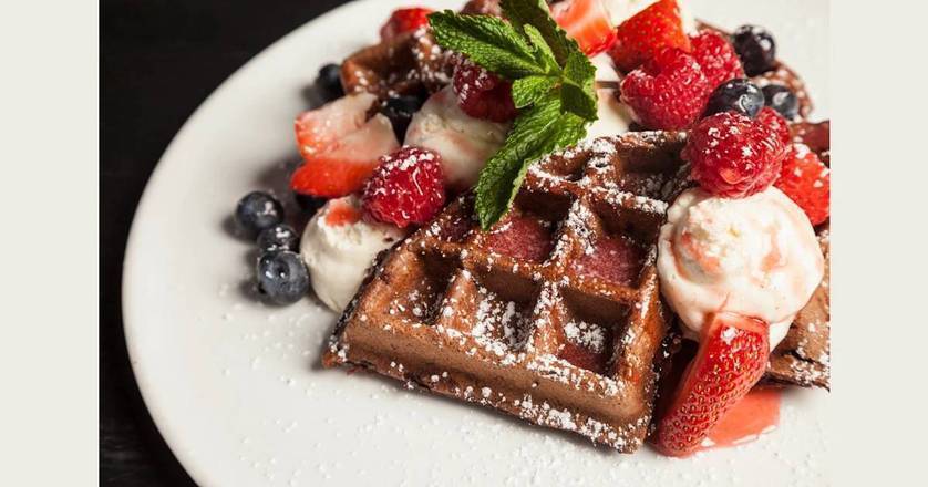 Mixed Berry Waffles ( 2 piece )