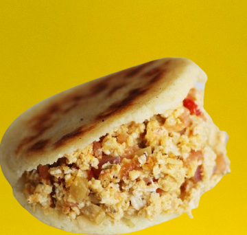Arepa huevos revueltos