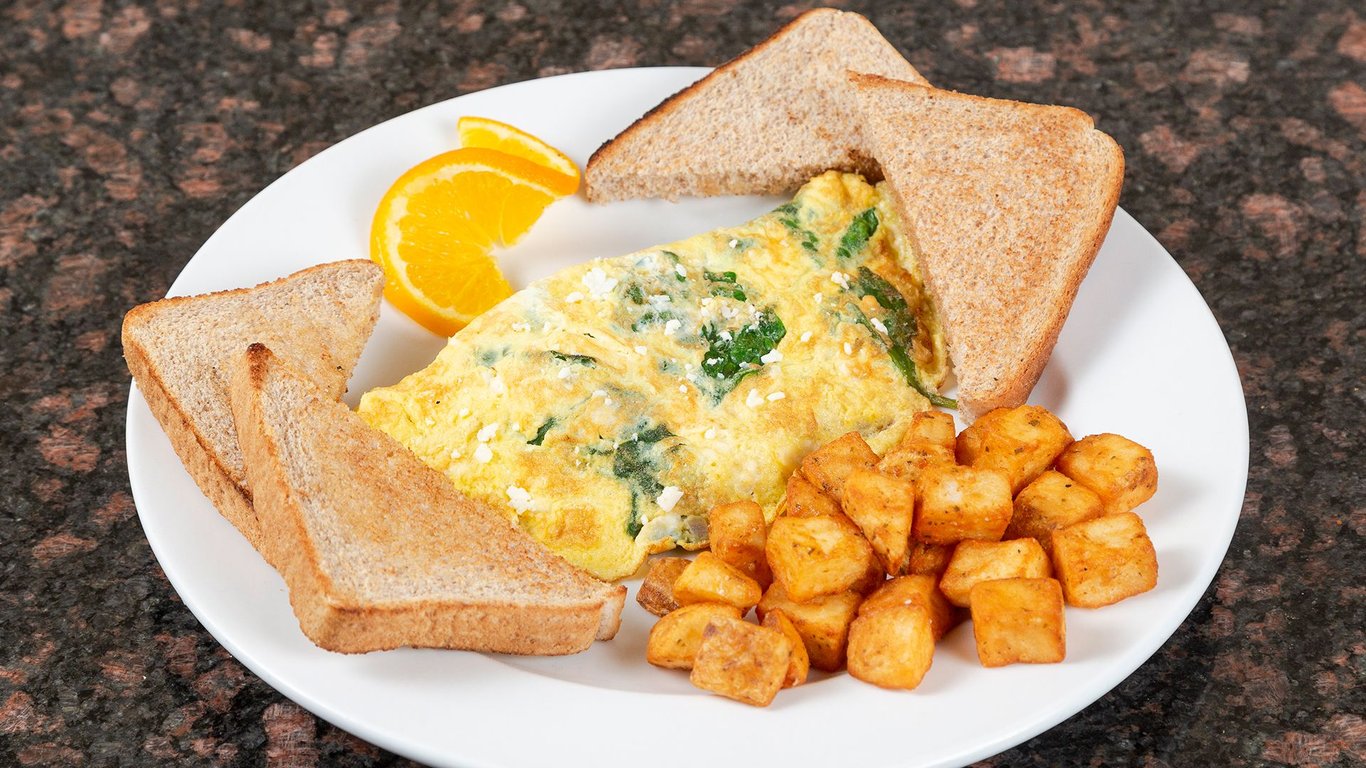 Spinach & Feta Omelette