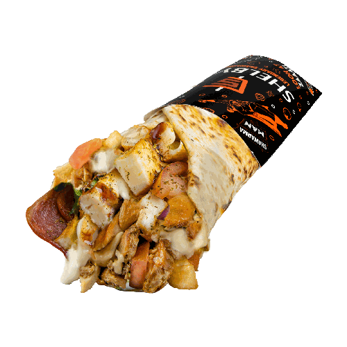 Bacon Halloumi Shawarma Wrap