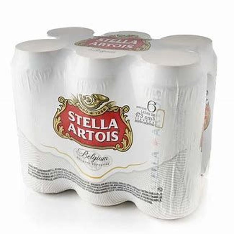 Stella Artois 6 pack cans