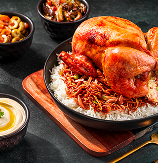 Stuffed Half Chicken