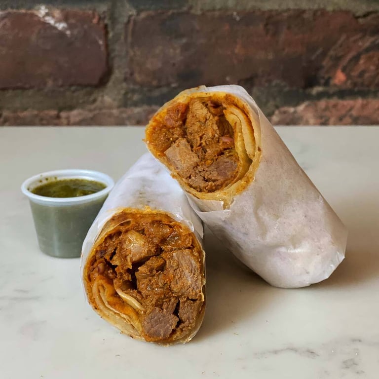 Aloo Gosht Kathi Roll