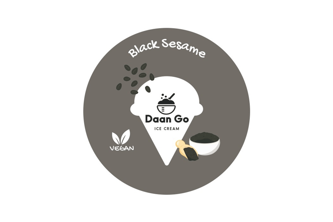 Black Sesame Ice Cream