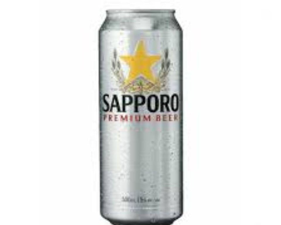 Sapporo Pilsner Can, 500mL