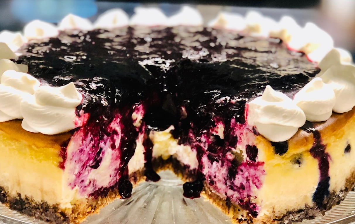 Our Famous Blueberry Cheesecake