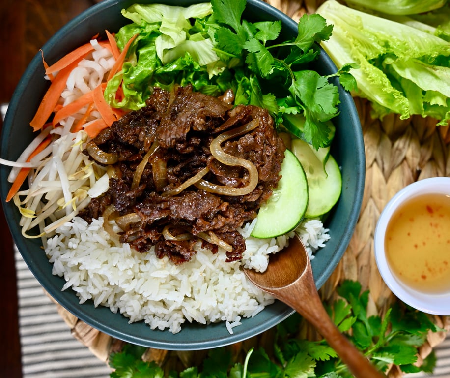 Beef Rice Bowl - Large Tray