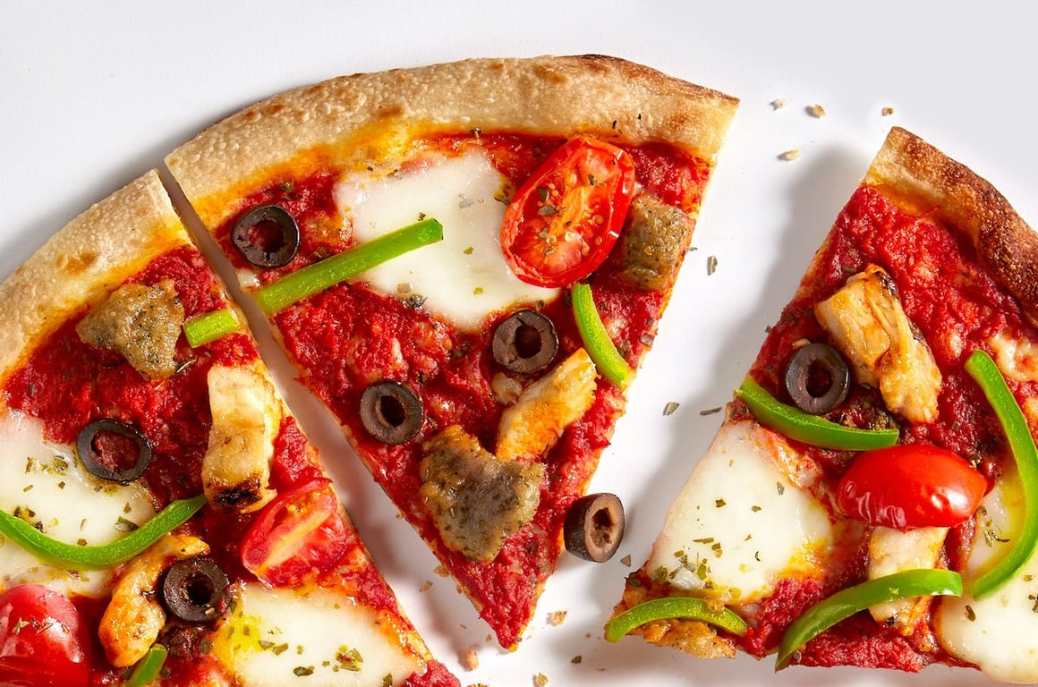 Build Your Own Half 11-inch Pizza + choice of side