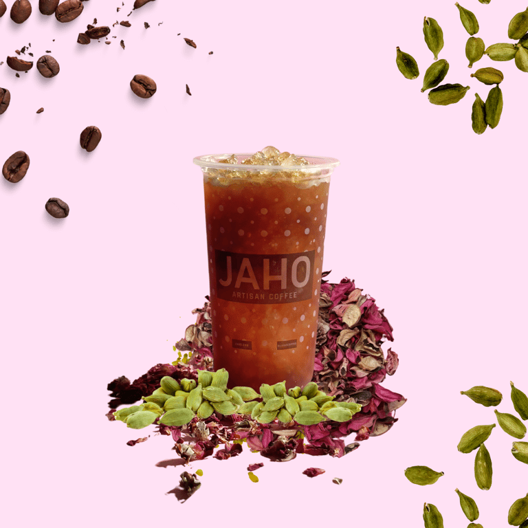 Rose Cardamom Espresso Tonic