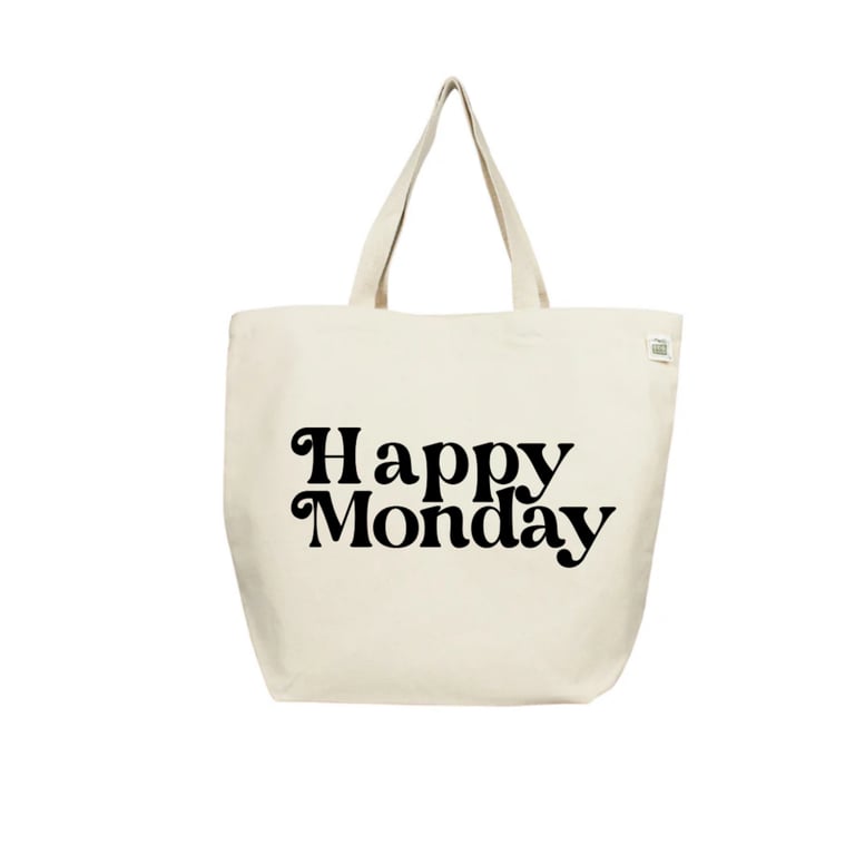 Happy Monday Tote Bags