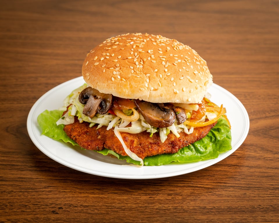 Heavenly Chicken Schnitzel Sandwich