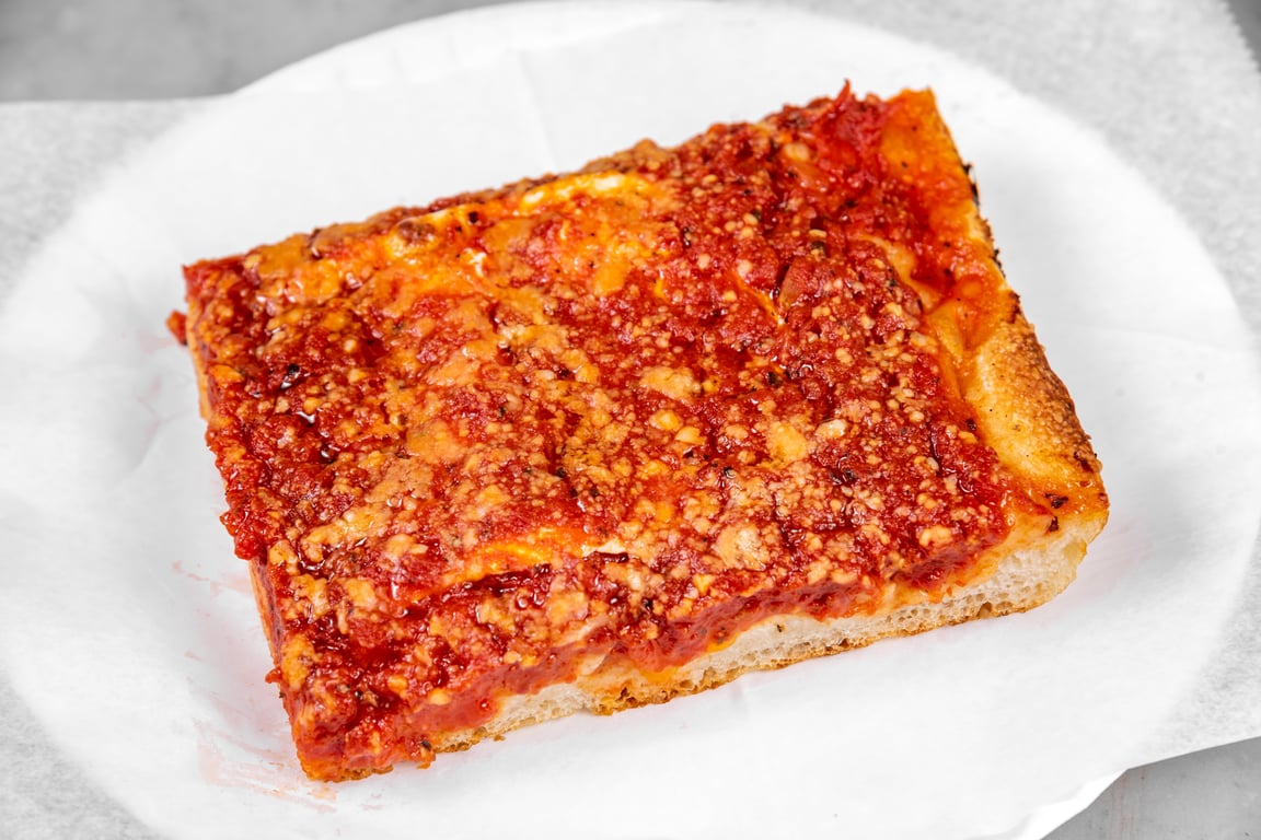 Marinara Square Pizza Slice