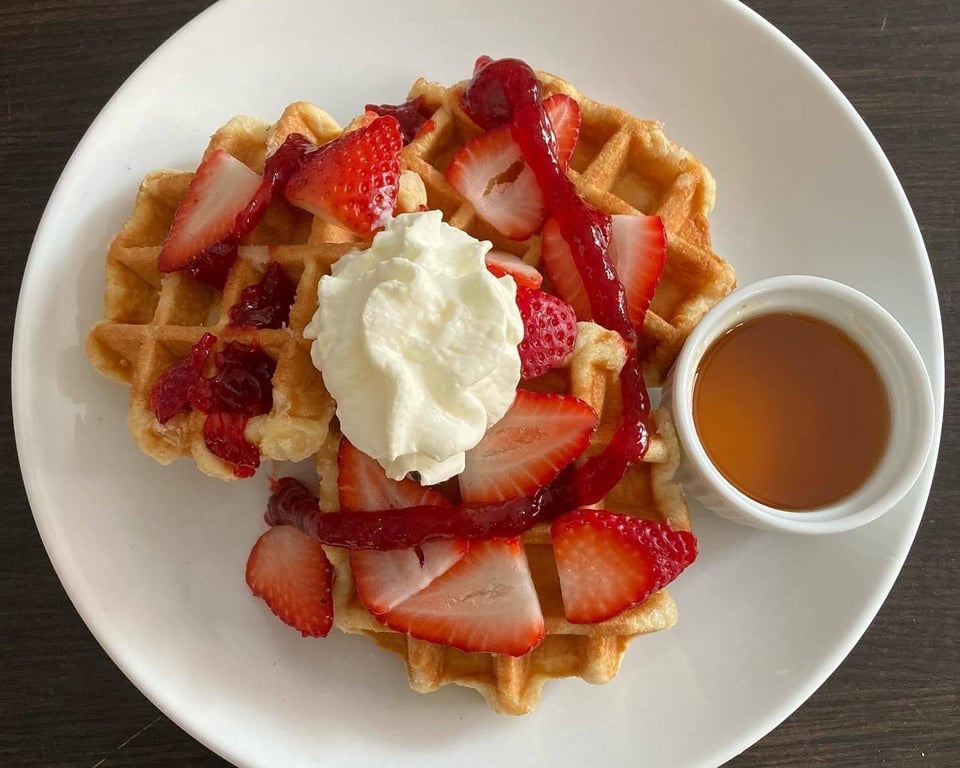 Strawberry Waffles