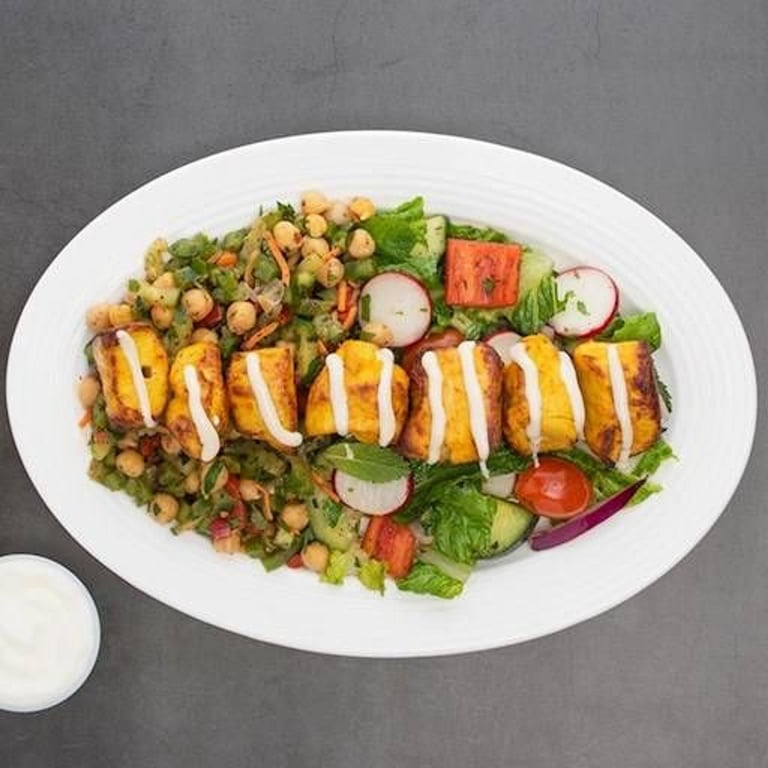 Chicken Shish Tawook Salad