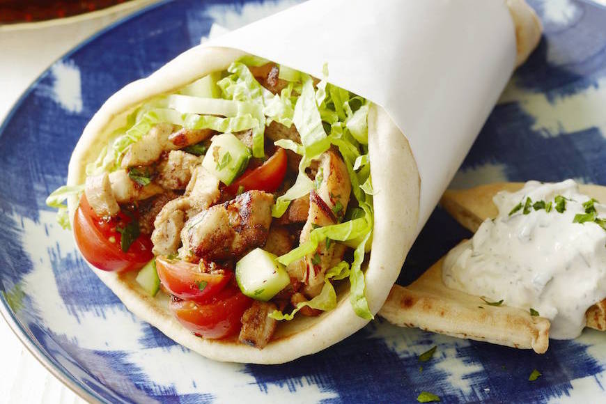 Chicken Gyro on Pita