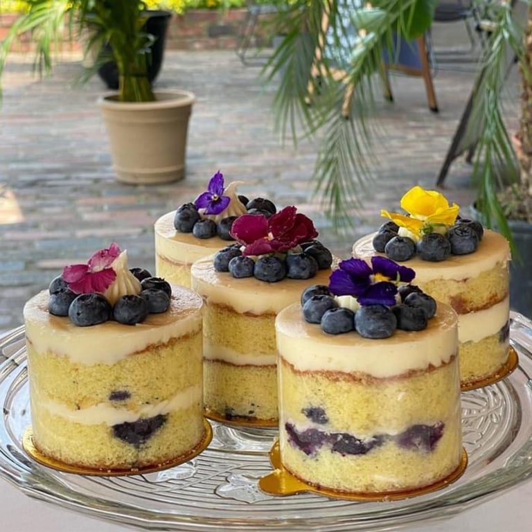 Lemon Blueberry Baby Cake (3")